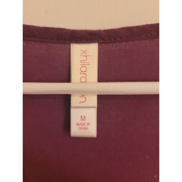 Xhilaration Plum Purple Babydoll Sundress Rayon Tiered Y2K Balletcore Sz Medium - Picture 6 of 11